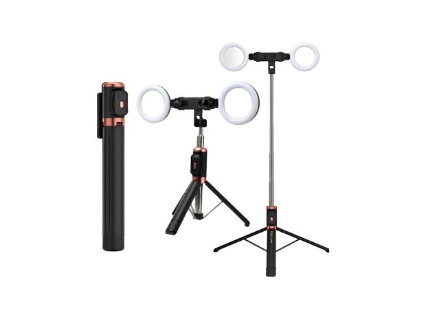 &u+ TRIPODE  CELULAR Y GOPRO + BT HX-ZJ6114